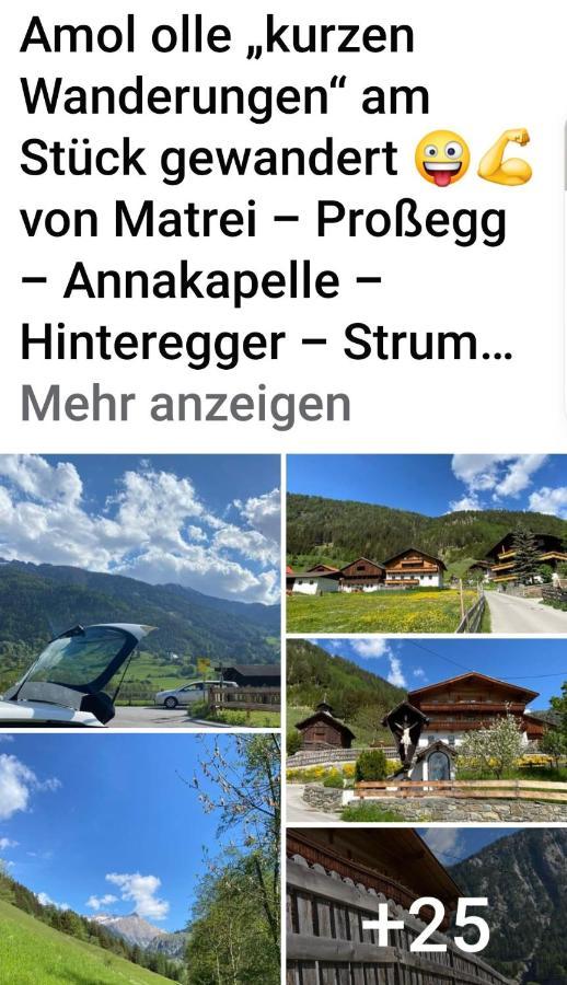 Ferienwohnung Rackhof Oberlienz Exterior foto